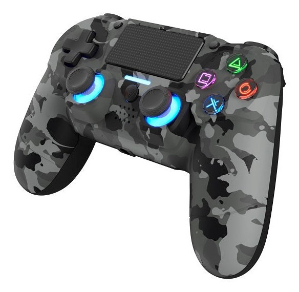 Dragonshock Mizar+ Czarny, Szary, Kamuflaż Bluetooth Gamepad Analogowa/Cyfrowa PC, PlayStation 4, Android