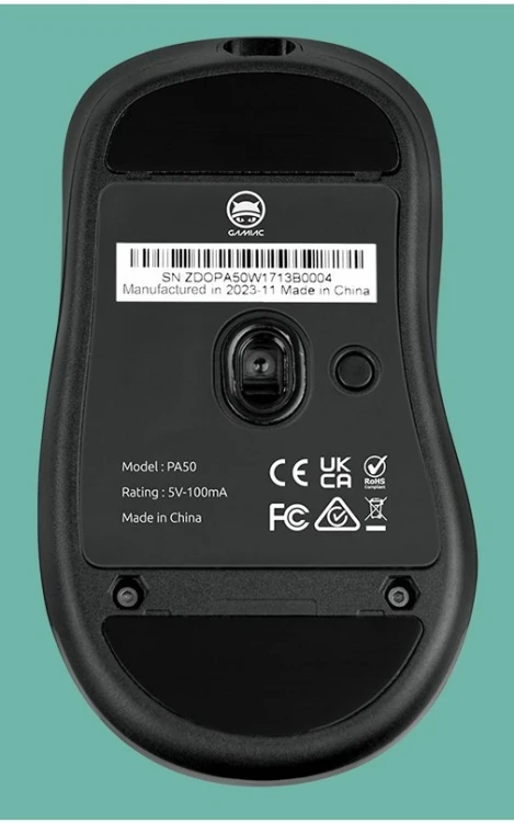 GAMIAC PA50 myszka Gaming Po prawej stronie USB Type-C Optyczny 12400 DPI