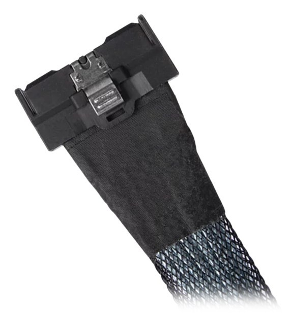 Icy Dock MB410L-B kabel SAS 0,5 m Czarny
