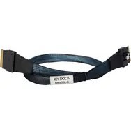 Icy Dock MB406L-B kabel SAS 0,5 m Czarny