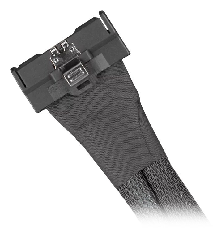Kabel IcyDock MCIO 8i SFF-TA-1016 do 2x SlimSAS 4i 0,5Metr