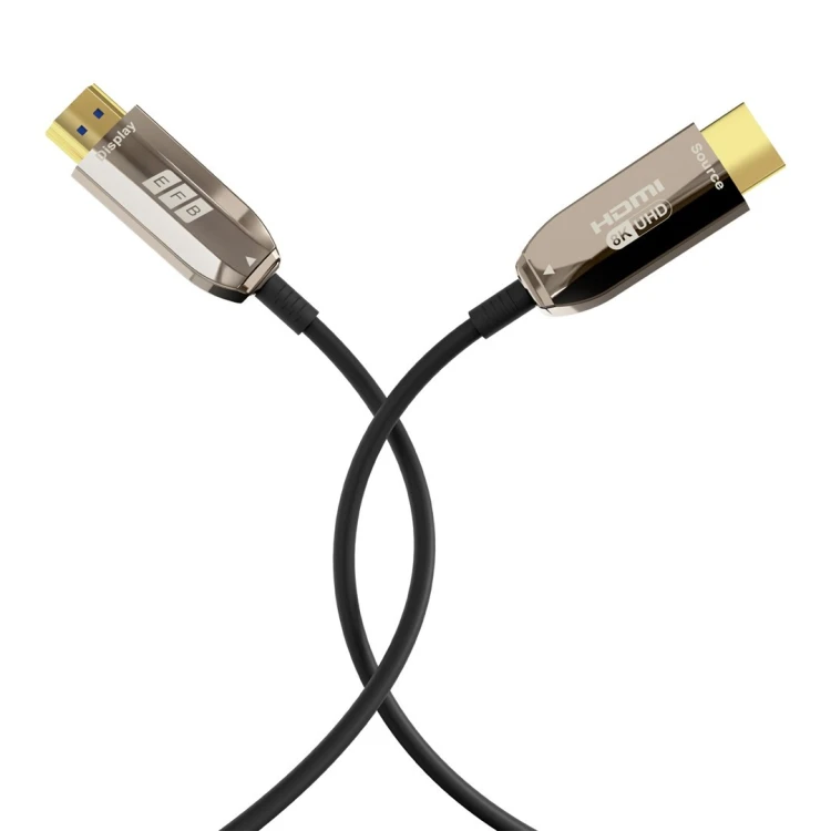 EFB Elektronik HDMI-21-00008 kabel HDMI 30 m HDMI Typu A (Standard) Czarny, Stal nierdzewna