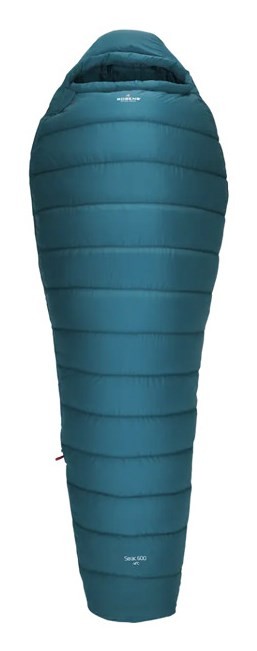 Robens Serac 600 Dorosły Śpiwór pół prostokątny Nylon, Poliester Niebieski