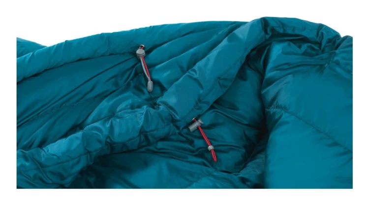 Robens Serac 600 Dorosły Śpiwór pół prostokątny Nylon, Poliester Niebieski