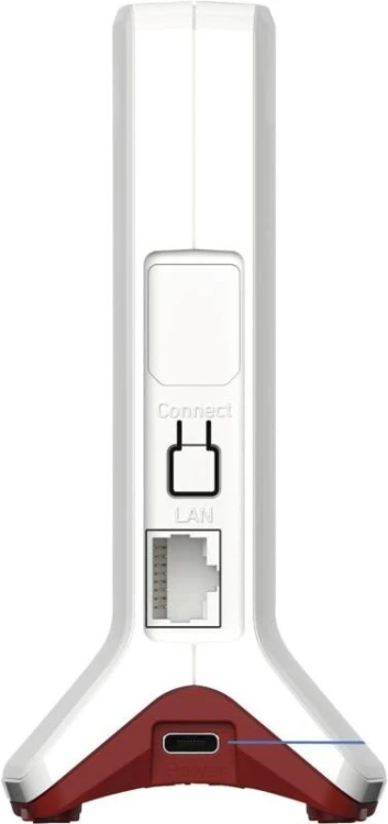Box FRITZ! 6825 4G router bezprzewodowy Gigabit Ethernet Jedna częstotliwości (2,4 GHz) Biały