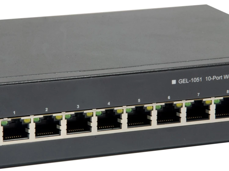 Przełącznik LevelOne GEP-1051 - Inteligentny - 8 x 10/100/1000 (PoE+) + 2 x Gigabit SFP - Biurko, Montaż w szafie - PoE+ (70W)