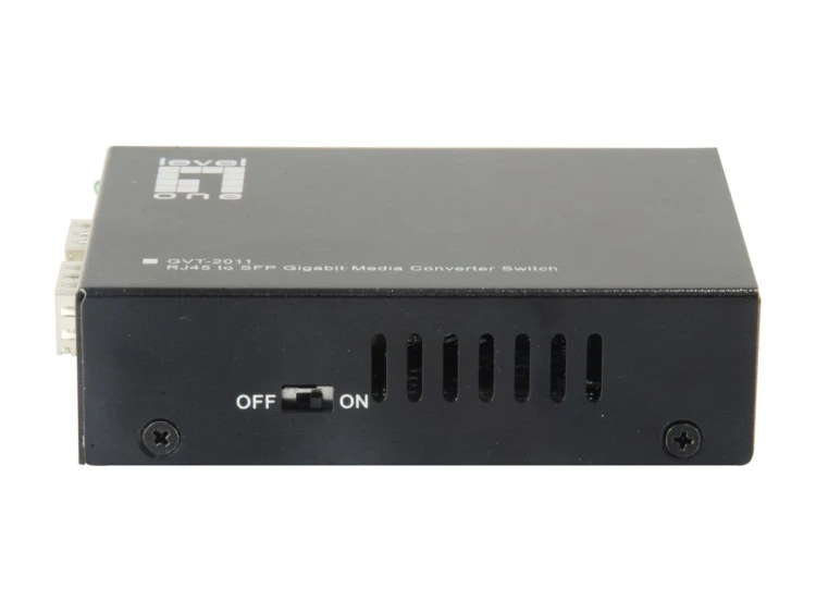 LevelOne GVT-2011 - Media konwerter - GigE - 10Base-T, 100Base-TX, 1000Base-T, 1000Base-X - RJ-45 / SFP (mini-GBIC)