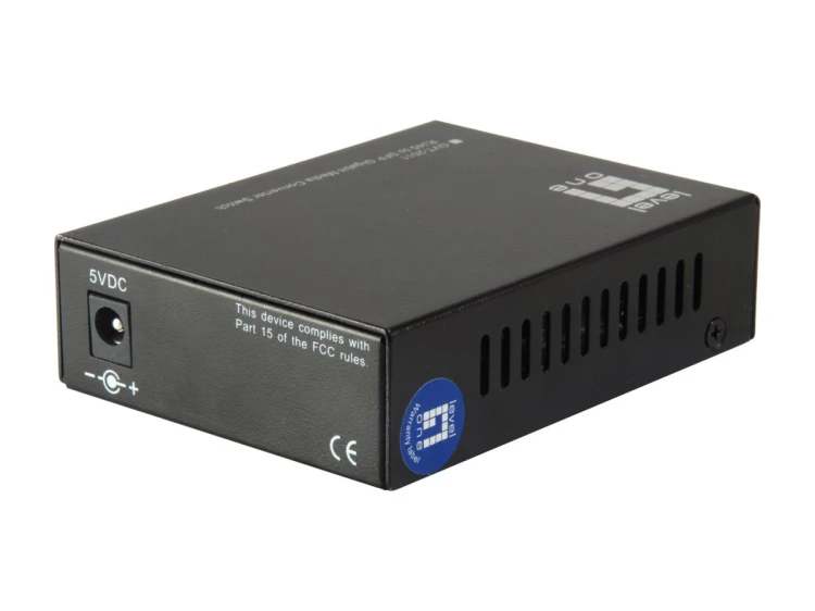 LevelOne GVT-2011 - Media konwerter - GigE - 10Base-T, 100Base-TX, 1000Base-T, 1000Base-X - RJ-45 / SFP (mini-GBIC)