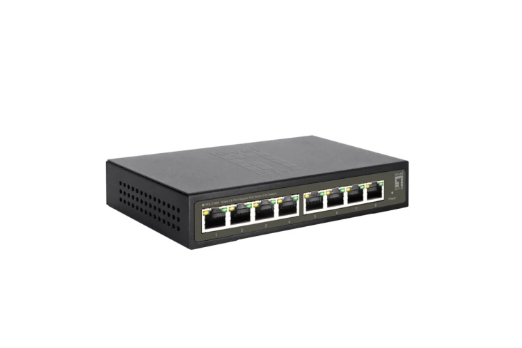 LevelOne Hilbert 8-portowy gigabitowy przełącznik PoE Smart Lite - 802.3at/af PoE - 8 wyjść PoE - Budżet mocy 112,8 W