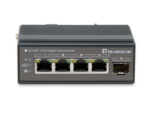 LevelOne IGU-0501 Przełącznik sieciowy Gigabit Ethernet Power over Ethernet