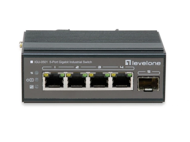 LevelOne IGU-0501 Przełącznik sieciowy Gigabit Ethernet Power over Ethernet
