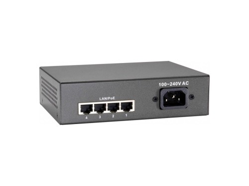 Switch 5-portowy Fast Ethernet PoE+, 4x FE PoE+ (65W) Producent: LEVELONE (FEP-0511)
