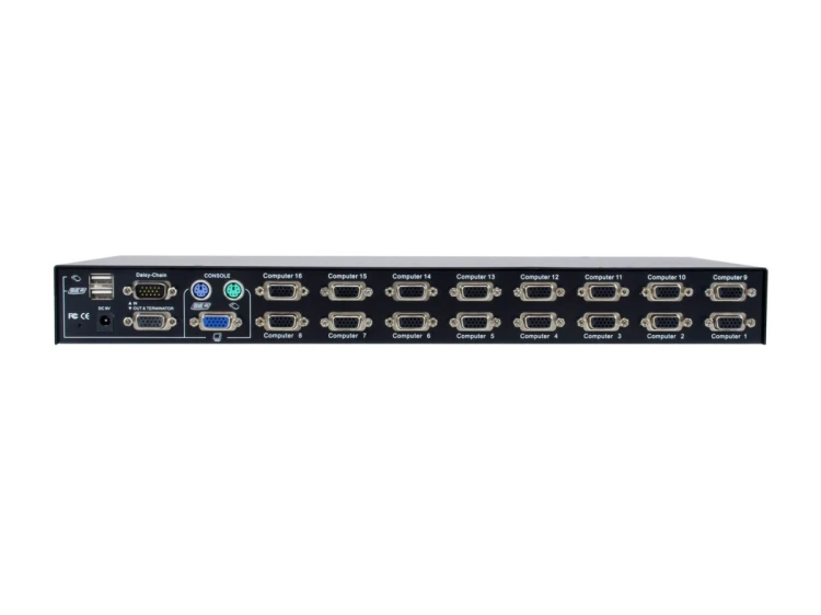 Przełącznik KVM PS/2-USB VGA (16-portowy)