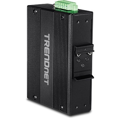 Przełącznik TRENDnet TI-UPG62 - Niezarządzalny - 4 x 10/100/1000 (PoE+) + 2 x Gigabit SFP - Możliwość montażu na szynie DIN, Montaż na ścianie - PoE+