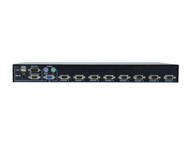 Przełącznik KVM-3208 poziomu pierwszego z 8 portami PS/2-USB VGA