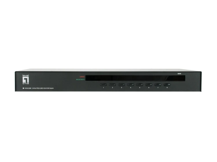 Przełącznik KVM-3208 poziomu pierwszego z 8 portami PS/2-USB VGA