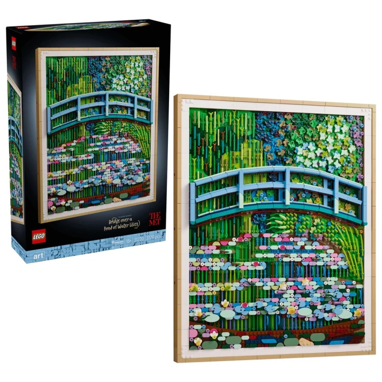 LEGO Art 31220 - Claude Monet: Most nad stawem z liliami wodnymi