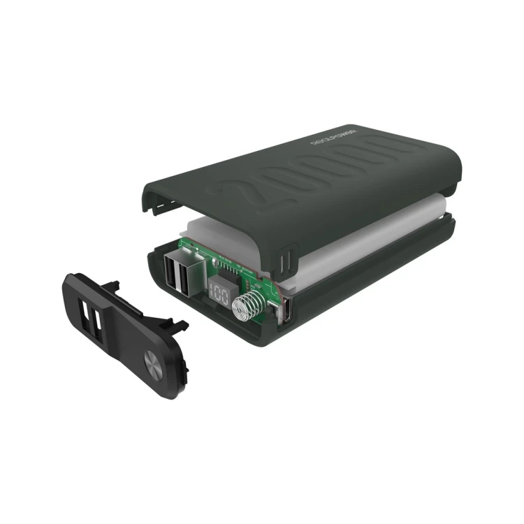 RealPower 333646 bank mocy 20000 mAh Zielony