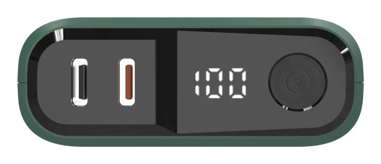 RealPower PB-10000C PD+ 10000 mAh Ciemny Zielony