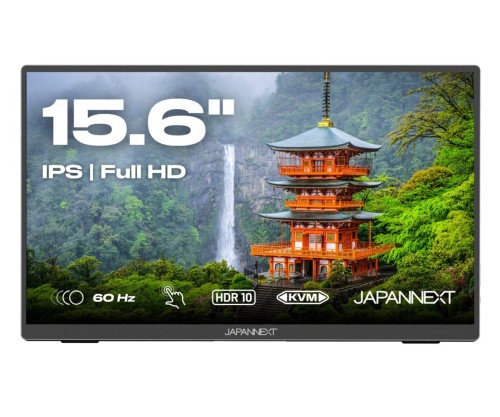 Monitor dotykowy JAPANNEXT 39,6 cm JN-MD-i156FHDR-T HDMI/USB-C M-Touch FHD