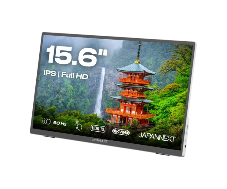 Monitor dotykowy JAPANNEXT 39,6 cm JN-MD-i156FHDR-T HDMI/USB-C M-Touch FHD