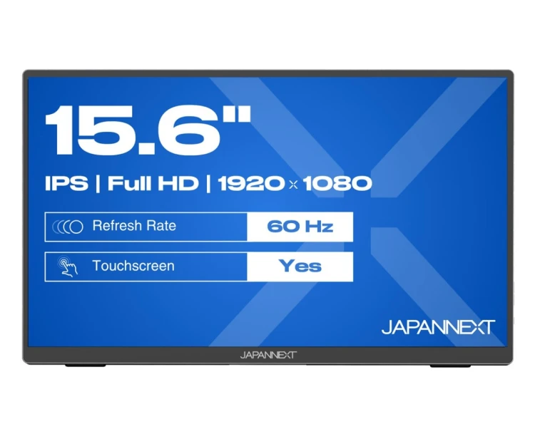 Monitor dotykowy JAPANNEXT 39,6 cm JN-MD-i156FHDR-T HDMI/USB-C M-Touch FHD