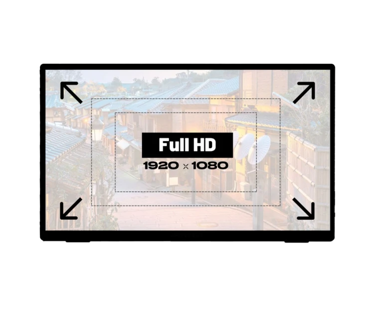 Monitor dotykowy JAPANNEXT 39,6 cm JN-MD-i156FHDR-T HDMI/USB-C M-Touch FHD