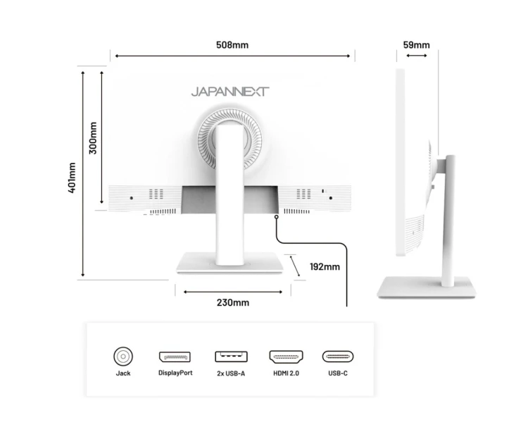 Monitor JAPANNEXT 54,6cm JN-IPS2152FHDR-T 16:9 HDMI/DP Touch FHD