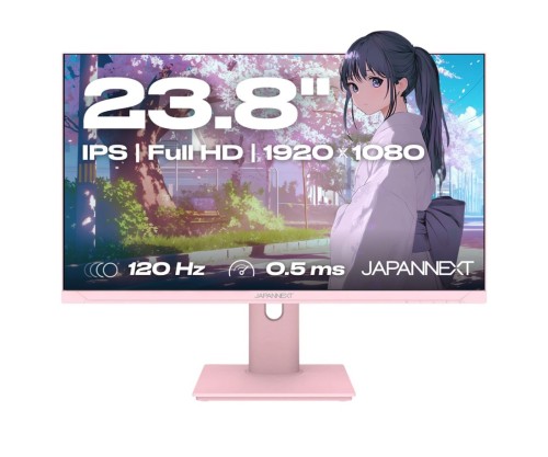 Monitor JAPANNEXT 60,5cm JN-I238FHD120F-HSP-PK 16:9 HDMI różowy FHD