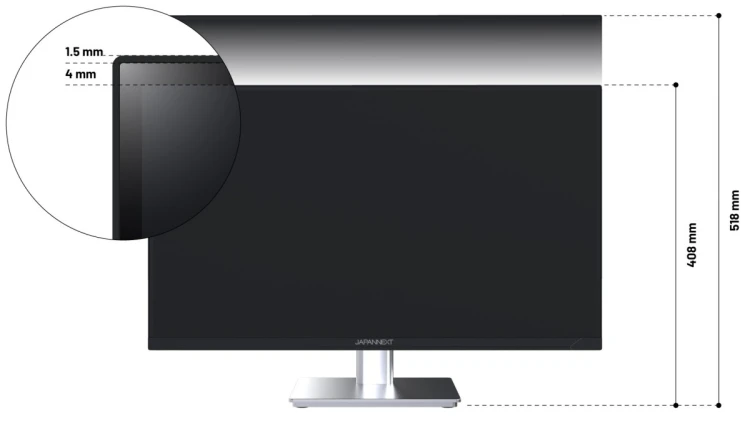 Monitor JAPANNEXT 68,5 cm JN-I270WQHD300F-HSP 16:9 HDMI/DP WQHD