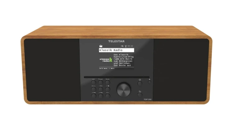 Telestar 5701300 radio Internet Cyfrowy Drewno
