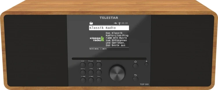 Telestar 5701300 radio Internet Cyfrowy Drewno