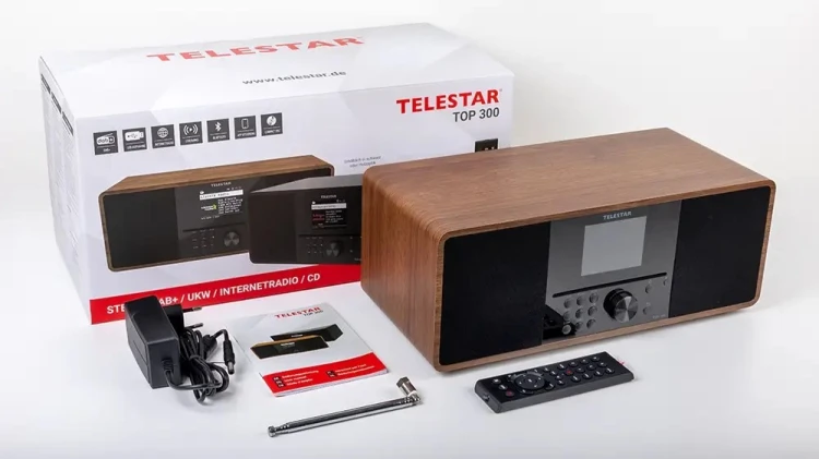 Telestar 5701300 radio Internet Cyfrowy Drewno