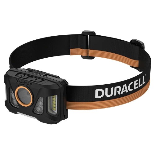 Duracell DH1000R Latarka czołowa Czarny, Pomarańczowy