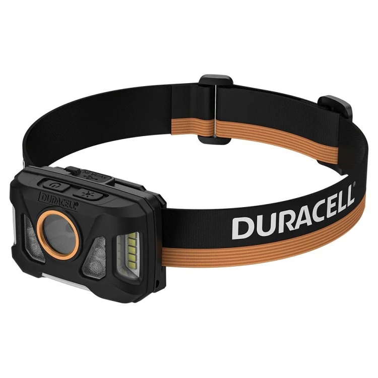 Duracell DH1000R Latarka czołowa Czarny, Pomarańczowy