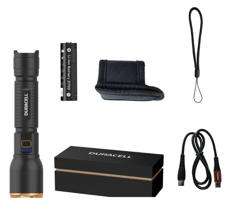 Latarka Duracell DF3000R Gift Box
