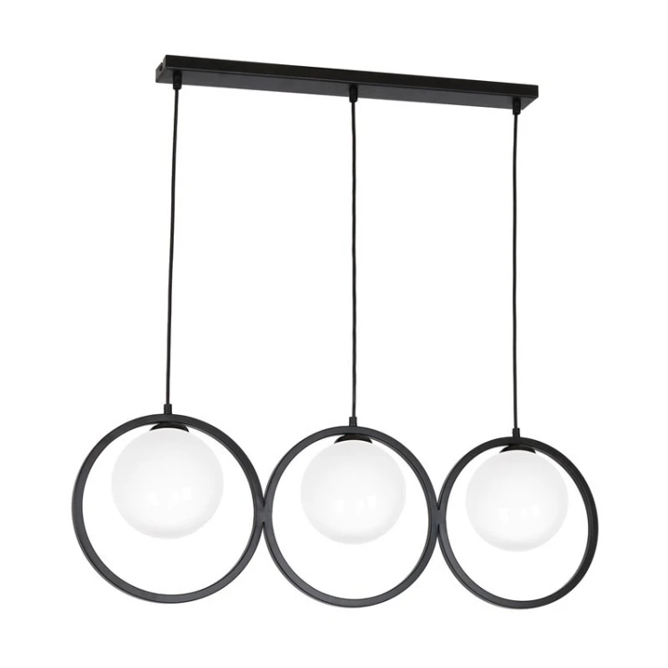 PENDANT LIGHT KONYA 3XE14 BLACK/WHITE