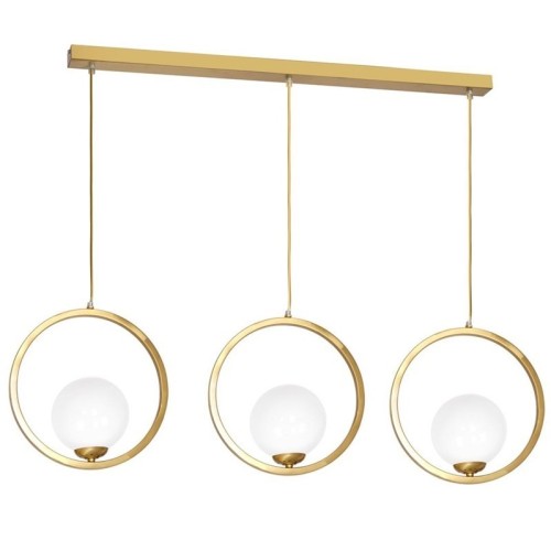 Lampa wisząca KONYA 3XE14 MLP5574 złota
