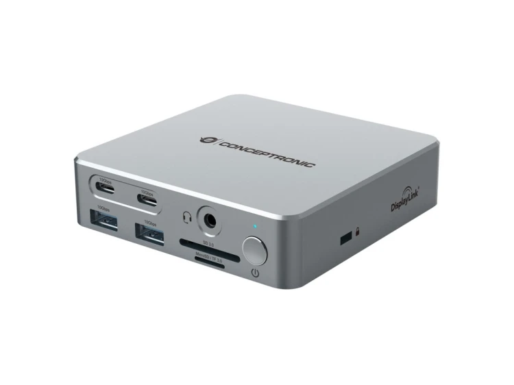 Stacja dokująca CONCEPTRONIC 15-1 USB-C->2xHDMI/2xUSB-C/4xUSB-A/+80W si