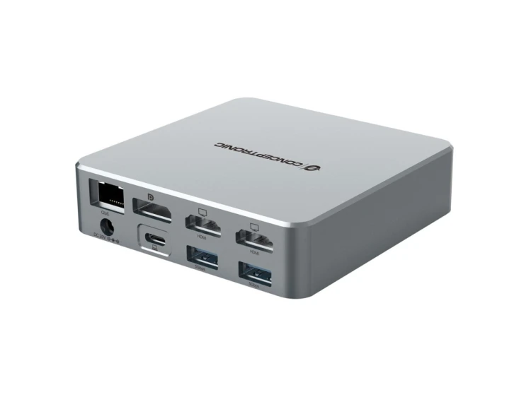 Stacja dokująca CONCEPTRONIC 15-1 USB-C->2xHDMI/2xUSB-C/4xUSB-A/+80W si