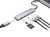 Conceptronic DONN28G Przewodowa USB 3.2 Gen 1 (3.1 Gen 1) Type-C Szary