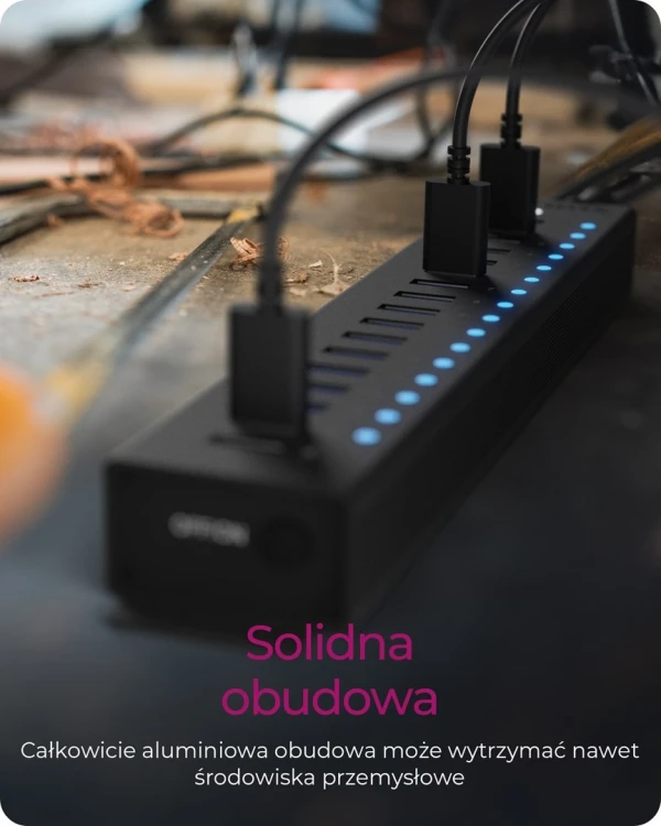 ICY BOX Hub 17-Portowy z USB 3.2 Gen