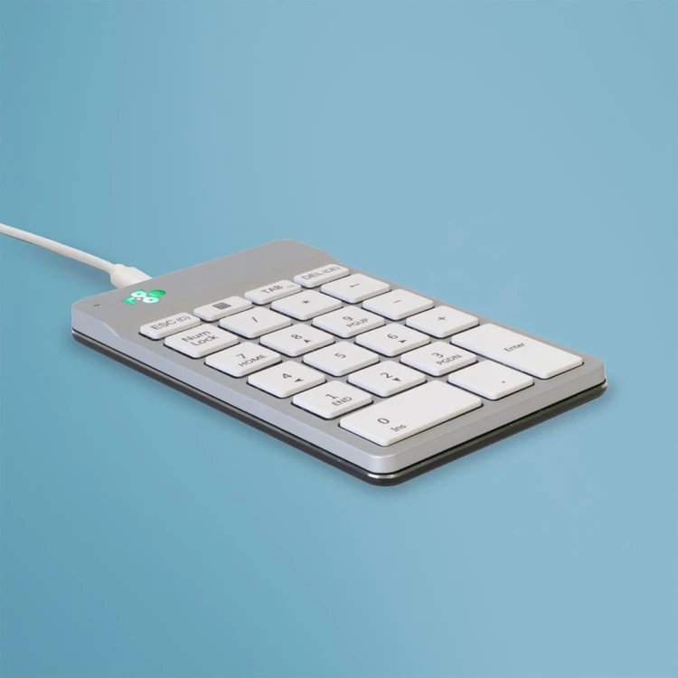 Klawiatura numeryczna Numpad Ścienna Kabel biała