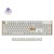 Keychron K10 HE klawiatura Gaming USB + RF Wireless + Bluetooth QWERTY Angielski Biały, Drewno