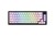 HATOR Skyfall Wireless 65 klawiatura Gaming USB + RF Wireless + Bluetooth QWERTY US English Czarny, Biały