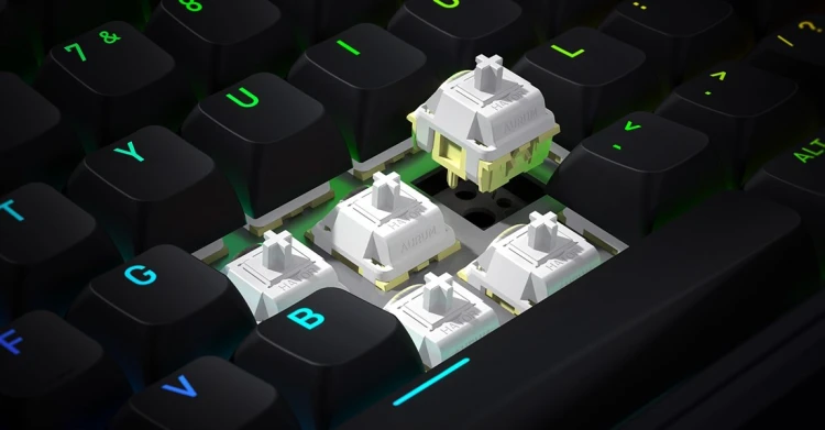 HATOR Skyfall 65 Wired klawiatura Uniwersalne USB QWERTY Angielski Czarny