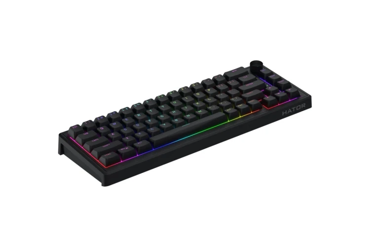 HATOR Skyfall 65 Wired klawiatura Uniwersalne USB QWERTY Angielski Czarny