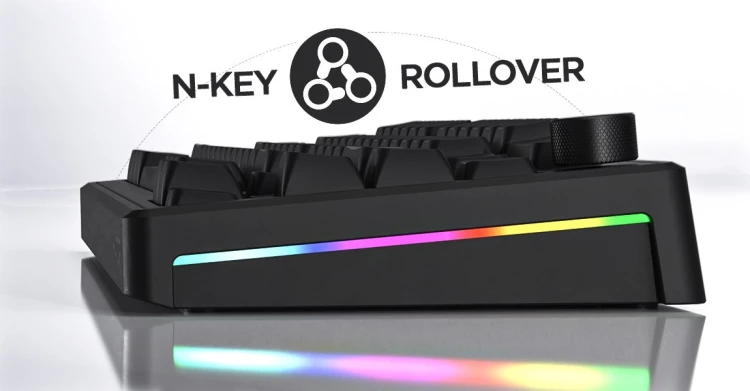 HATOR Skyfall 65 Wired klawiatura Uniwersalne USB QWERTY Angielski Czarny