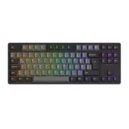 AKKO Black & Gold 5087S Gaming Tastatur, RGB – Akko V3 Cream Yellow Pro Switches, ISO DE, schwarz & gold