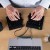 R-Go Tools Ergonomiczna klawiatura R-Go Split Break v2 z oprogramowaniem break, QWERTY_US, przewodowa, czarna